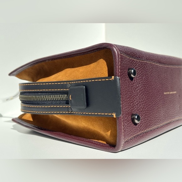 COACH 1941 Rogue 30 In Oxblood Whipstitch (second generation) - Picture 4 of 11